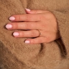 Billede af Mads Z 14 kt. ring "Crown Solitaire" m. 0,09ct. brill. W.VS str 60