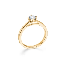 Billede af Mads Z ring 14 kt "Crown Solitaire" m. 0,34 ct. brill. W.SI str 60