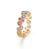 Billede af Mads Z "Luxury Rainbow" ring 14 kt m.ægte sten str. 50