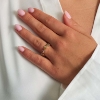 Billede af Mads Z "Luxury Rainbow" ring 14 kt m.ægte sten str. 50