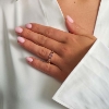 Billede af Mads Z "Luxury Rainbow" ring 14 kt m. røde ædelsten (str. 52)