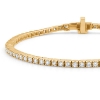 Billede af Mads Z "Tennis" armbånd 14 kt. guld m. 1,50 ct. w/si brillanter (17,5 cm)