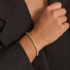 Billede af Mads Z "Tennis" armbånd 14 kt. guld m. 2,50 ct. w/si brillanter (16,5 cm)