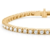 Billede af Mads Z "Tennis" armbånd 14 kt. guld m. 3,50 ct. w/si brillanter (16,5 cm)