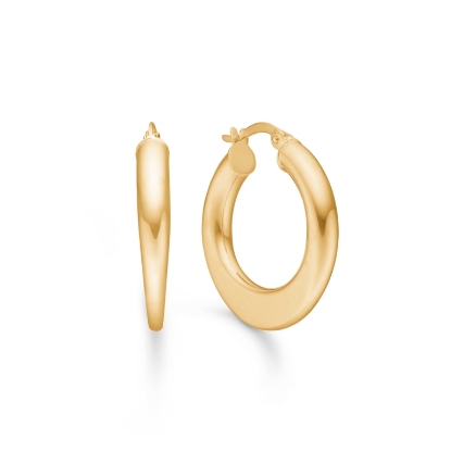 Billede af Mads Z "Silvia" øreringe 8 kt. guld 22mm