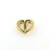 Billede af Vedhæng hjerte, åbent massivt, hj. 10 mm. 8 kt.