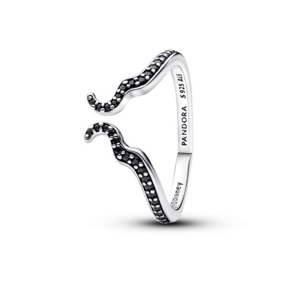 Billede af Pandora Disney Skurke Malavia ring sølv m. krystal (str. 50)
