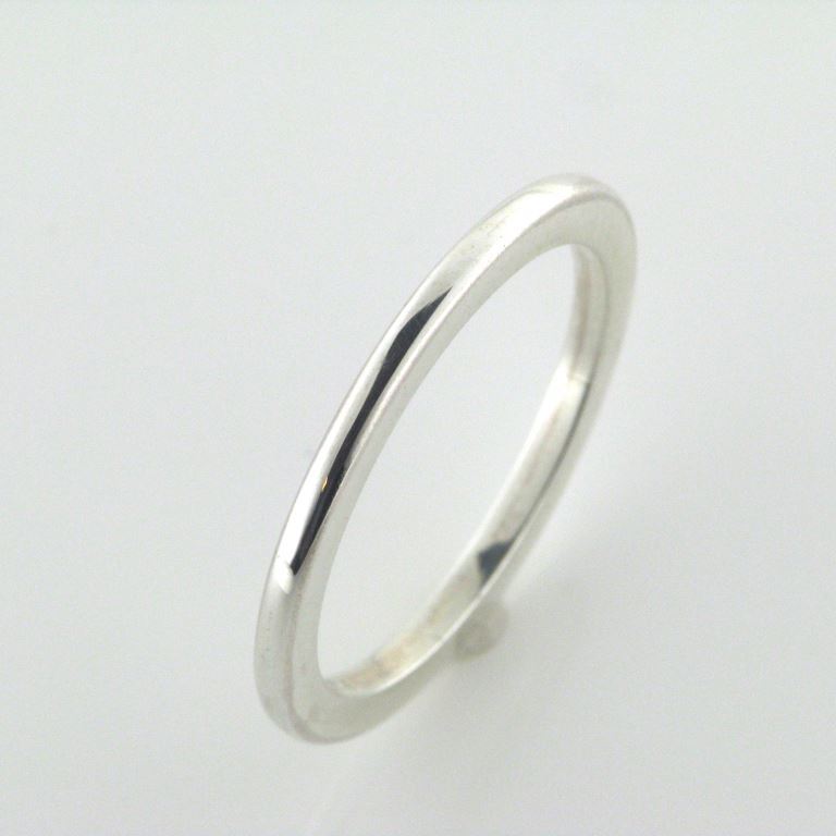 Billede af Garderring,bredde 1,5 mm., tyk. 2,1 mm. 925s.