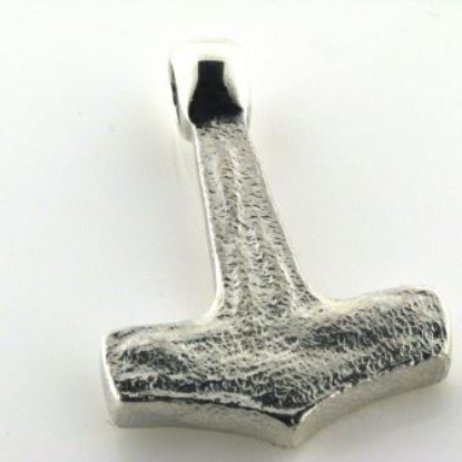Billede af Vedhæng thorshammer (27*37 mm.) 925 s.