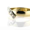 Billede af Ring pynt 3 brill. a  0,02 w/vs 14 kt. hvg. (gl. ring)