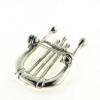 Billede af Broche Lyre musik instrument, hj. 25,5 mm. 925s. 