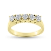 Billede af Ring række, 5 brillanter a 0,10 ct.14 kt.