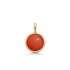 Billede af Julie Sandlau Prime Red Coral vedhæng forgyldt sølv m. krystal
