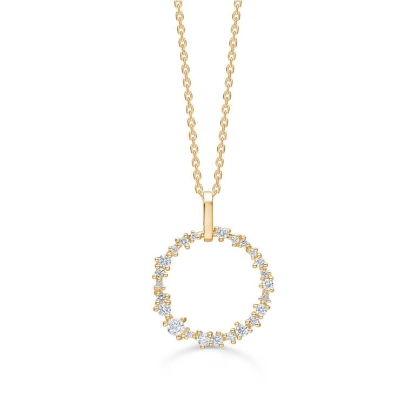 Billede af Mads Z "Lucia" vedhæng 14 kt. guld m. 0,30 ct. w/si (ekskl. kæde)