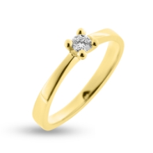 Billede af Ring 4 grab. brill. 0,10 w/vs. 14 kt. 