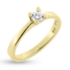 Billede af Ring 4 grab. brill. 0,25 w/vs. 14 kt.  