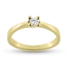 Billede af Ring 4 grab. brill. 0,15 w/piq. 14 kt. 