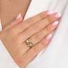 Billede af Mads Z "Fleur" ring 14 kt. guld m. 0,012 ct. brillanter (str. 60)