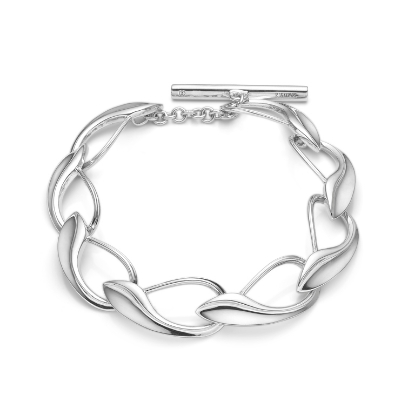 Billede af Mads Z "Winelink" armbånd rhodineret sølv