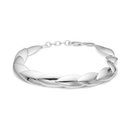 Billede af Mads Z "Mandalay" armbånd sølv (17-19 cm)