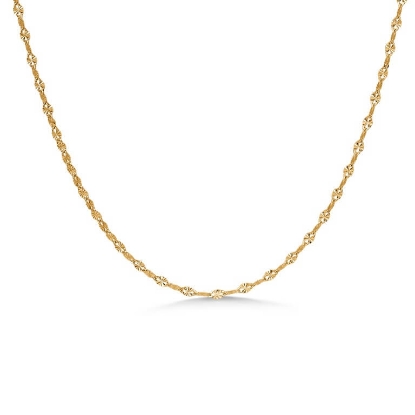 Billede af Studio Z "Aurelia" halskæde forgyldt sølv (40-45 cm)