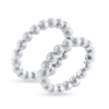 Billede af Vielsesringe kugler hele vejen rundt, br. 3,7 mm. massiv  925 s.