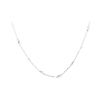 Billede af Aqua Dulce Sinna halskæde sølv m. cz (42 + 3 cm)