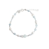 Billede af Aqua Dulce Sinna Pearl armbånd sølv m. fvp (17 + 3 cm)
