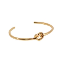 Billede af Jane Kønig Tied Heart armring forgyldt sølv (Large - 65 mm)