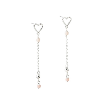 Billede af Aqua Dulce Alma øreringe sølv m. stenperler