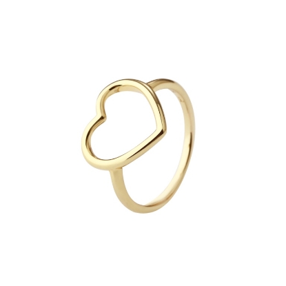 Billede af Aqua Dulce Alma ring forgyldt sølv (str. 52)