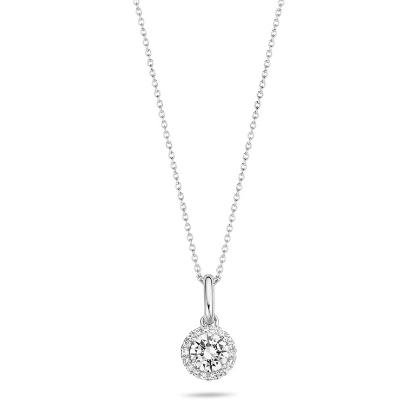 Billede af Spirit Icons Romance halskæde sølv 45 cm med syn.zirkonia