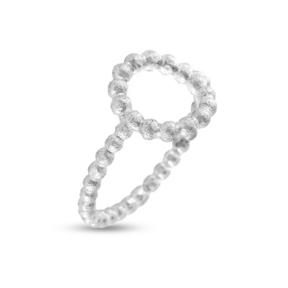 Billede af Ring Circles, kugletråd, 11 mm. 925s (overflade sand)