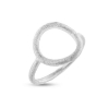 Billede af Ring Circles 15 mm. i 14 kt. hvidguld