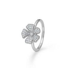 Billede af Mads Z "Fleur" ring sølv m. cz (str. 58)