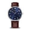 Billede af Bering Titanium herreur brun kalvelæderrem 40mm blå skive safirglas 5ATM