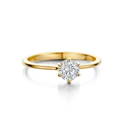 Billede af Spirit Icons Selina (M) ring forgyldt sølv m. cz (str. 50)