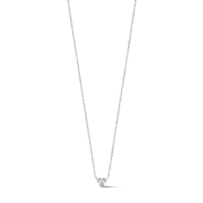 Billede af Spirit Icons Alma halskæde sølv m. cz (42+3 cm)