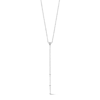 Billede af Spirit Icons Alma Y-halskæde sølv m. cz (42+6 cm)