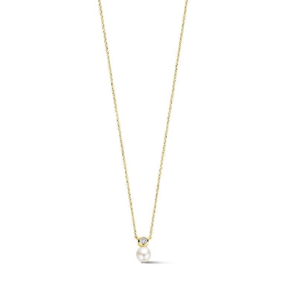 Billede af Spirit Icons Ava Pendant halskæde forgyldt sølv m. cz + fvp (42-45 cm)