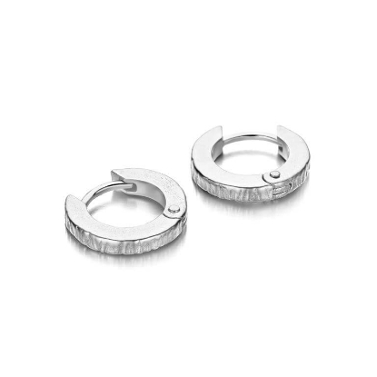 Billede af Spirit Icons Canis Hoop øreringe sølv (12 mm)