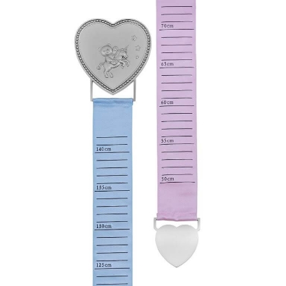 Billede af Nordahl Andersen Målebånd fortinnet m. lyserød og lyseblåt bånd