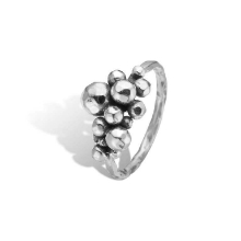 Billede af By Birdie Rose Buds Silver Cluster-14 ring sølv (str. 53)