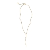 Billede af STINE A Bounce Y-Shape halskæde forgyldt sølv m. sten (48+5 cm)