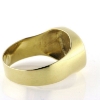 Billede af Herrering plade 12,5*14,5 mm. 8 kt.