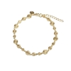 Billede af Aqua Dulce Line armbånd forgyldt sølv (17 + 3 cm)