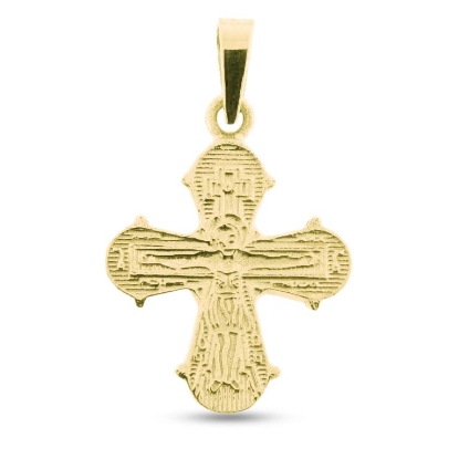 Billede af Vedhæng Dagmarkors, massivt 20,5*18 m/m., tk. 1,8 mm. 8 kt.