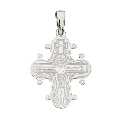 Billede af Dagmarkors blank bagside sølv 20*17 mm