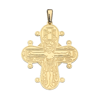 Billede af Dagmarkors med fadervor 8 kt.