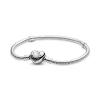 Billede af Pandora Armbånd sølv m. hjerte 23cm
